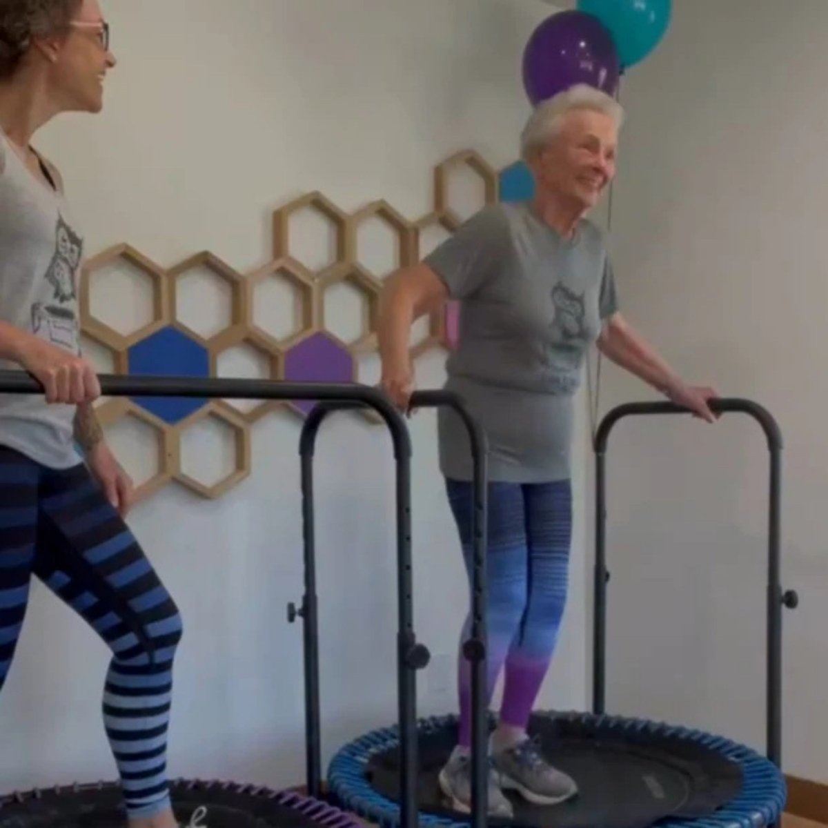 JumpSport Double Compact Trampoline Handle Bars - 39" - Jumpsport Accessory by Jumpsport