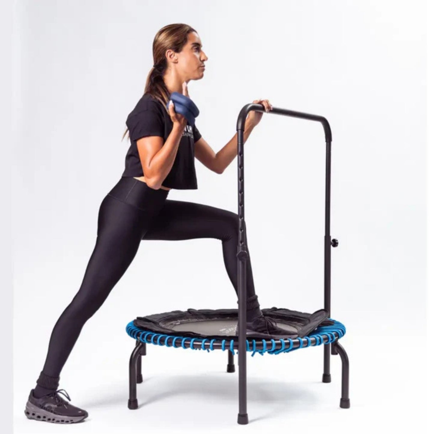 JumpSport Handle Bar for Arched Leg Fitness Trampolines 39" Black