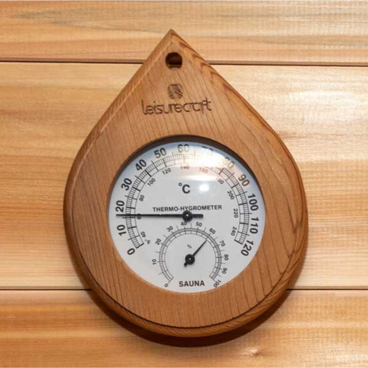 Leisurecraft Cedar Sauna Thermometer