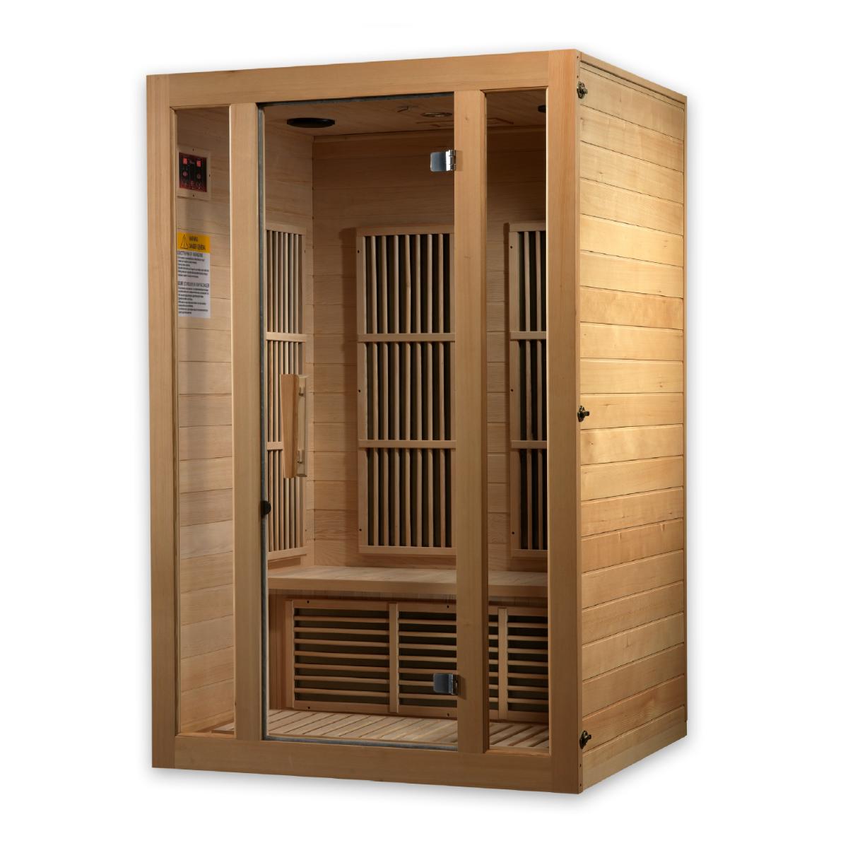 Golden Designs Maxxus Seattle – 2 Person Low EMF Infrared Sauna
