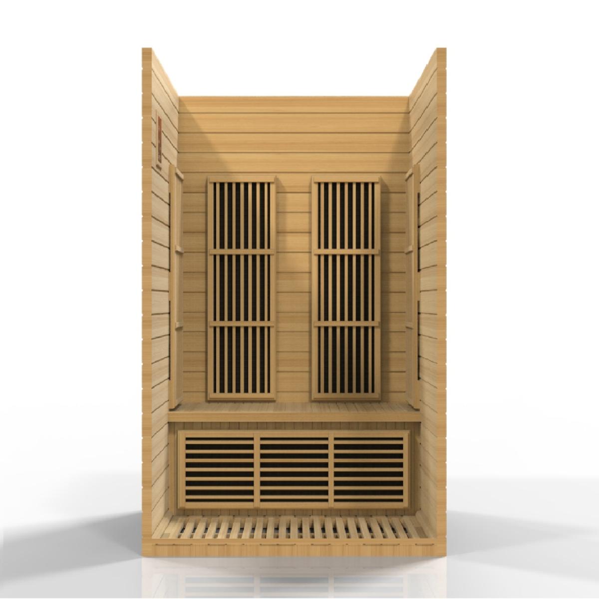 Golden Designs Maxxus Seattle – 2 Person Low EMF Infrared Sauna