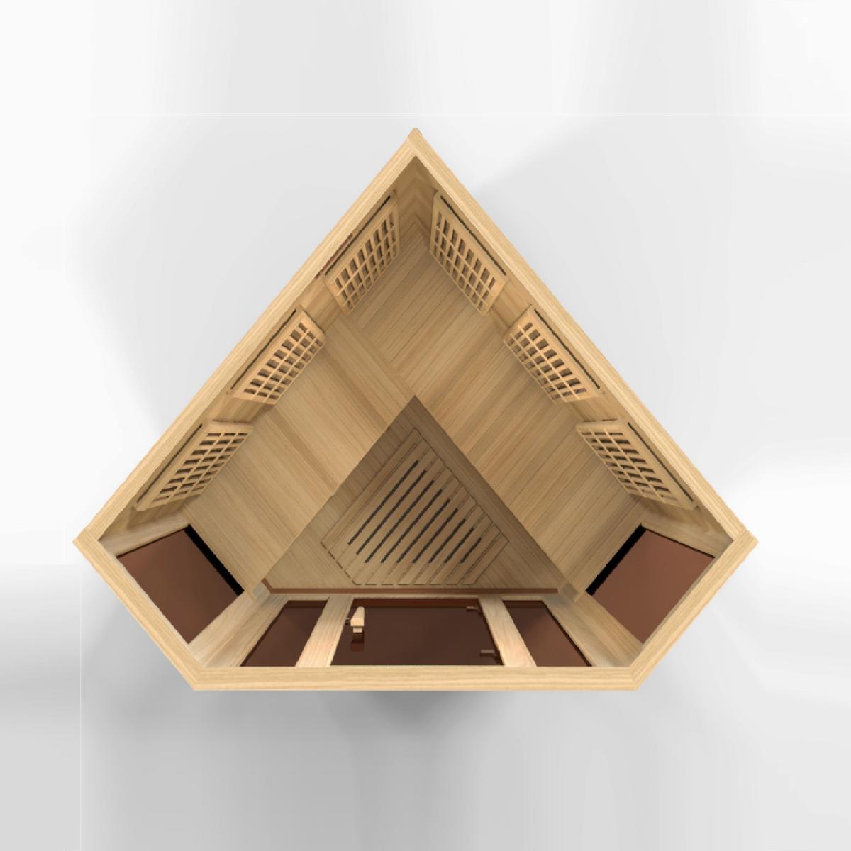 Golden Designs Maxxus MX-K356-01 – 3 Person Low EMF Infrared Sauna01