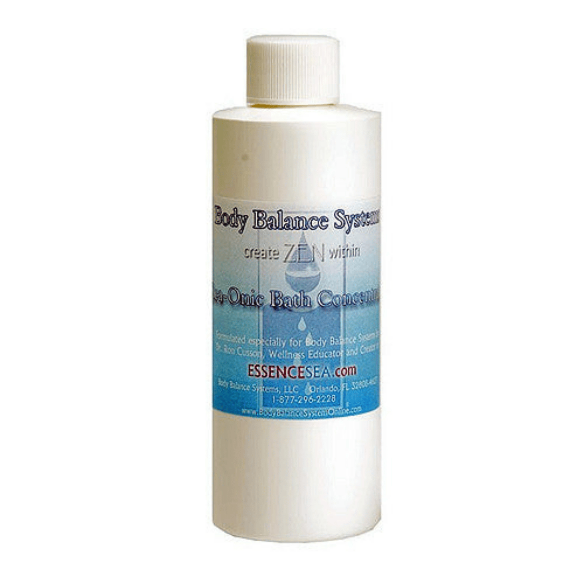 Bottle of Sea-Onic™ Concentrate alkaline mineral footbath solution by Body Balance System.