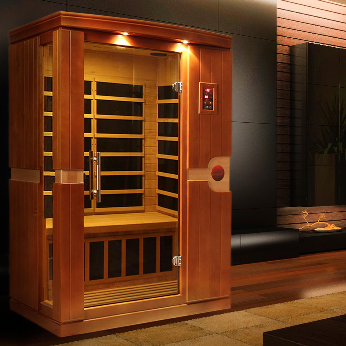 Golden Designs Dynamic Venice – 2 Person Low EMF Infrared Sauna