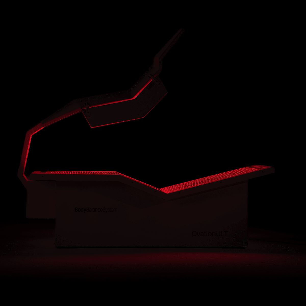 OvationULT Red Light Therapy Bed for full-body rejuvenation and recovery.