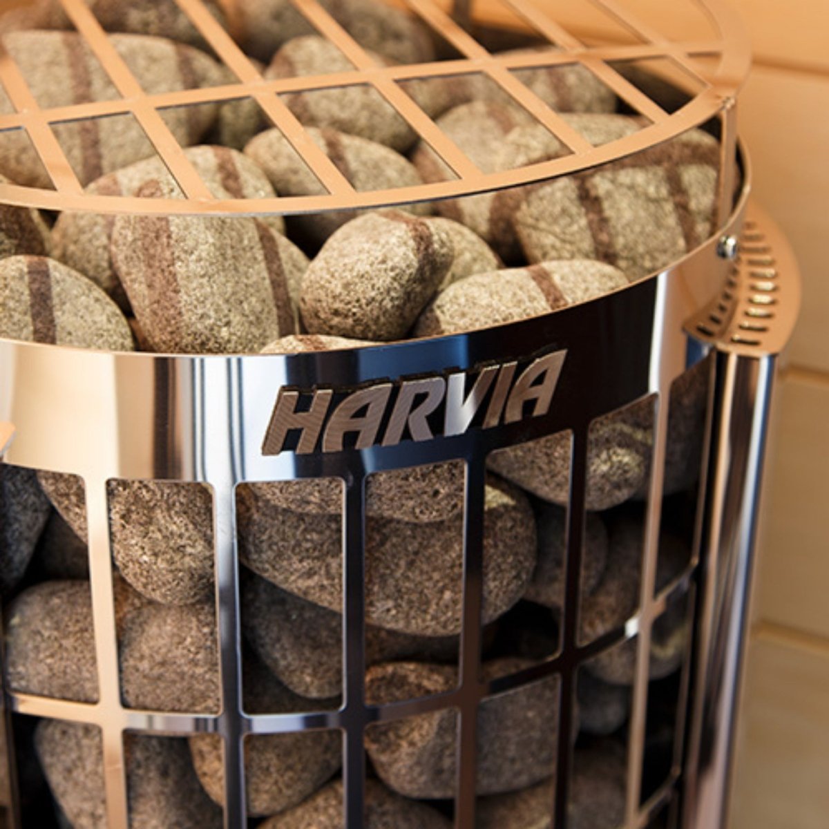 Harvia Cilindro PC60E sauna heater close-up