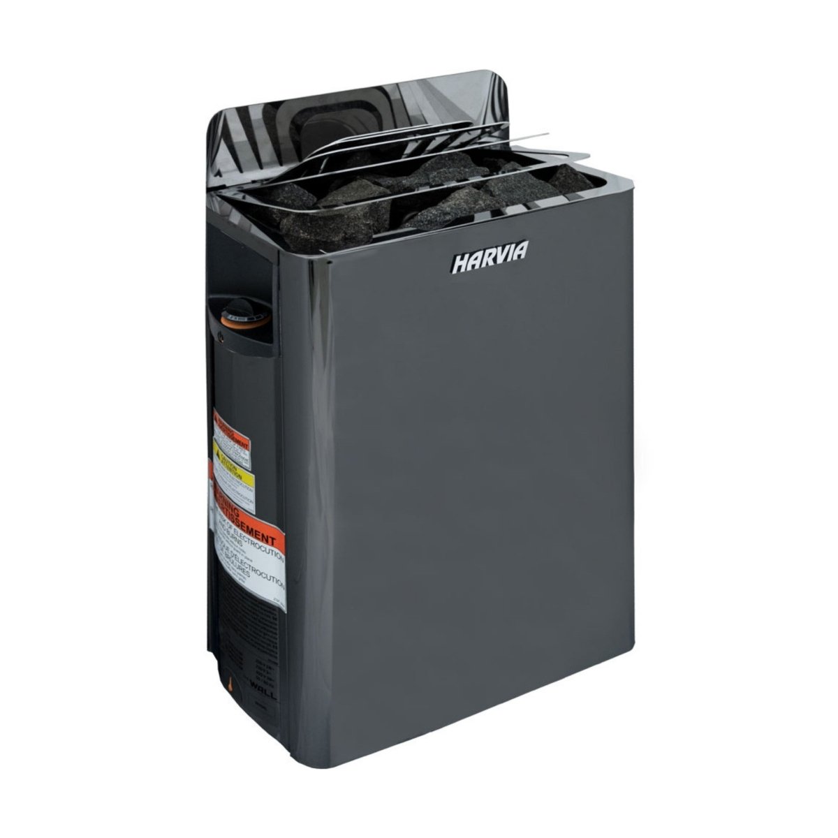 Harvia The Wall SW60 electric sauna heater on white background