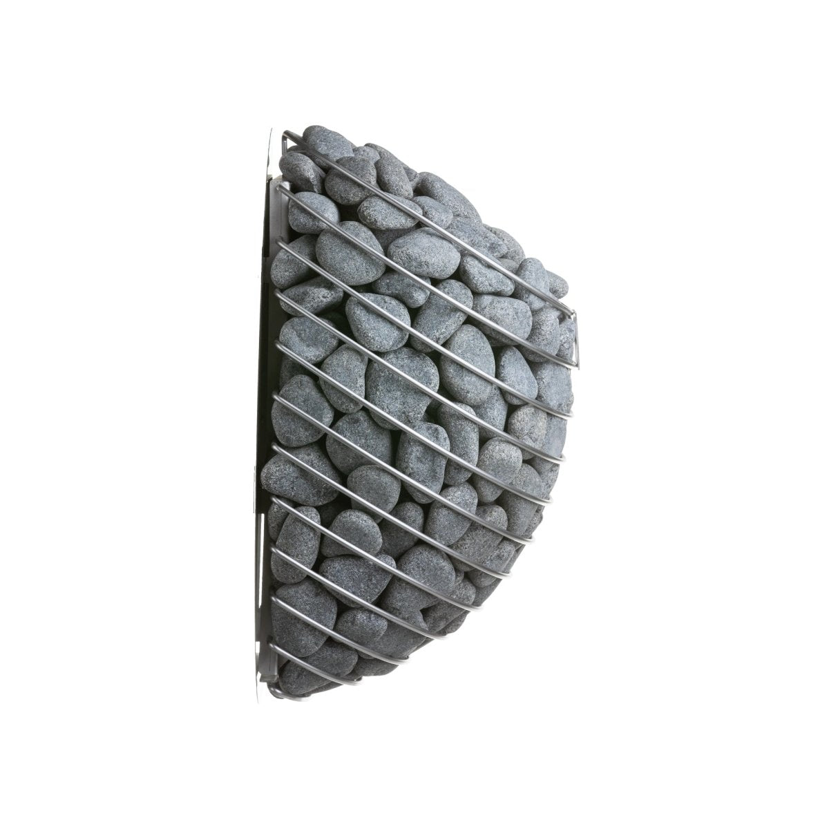 HUUM DROP 4.5 sauna heater angled view with stones