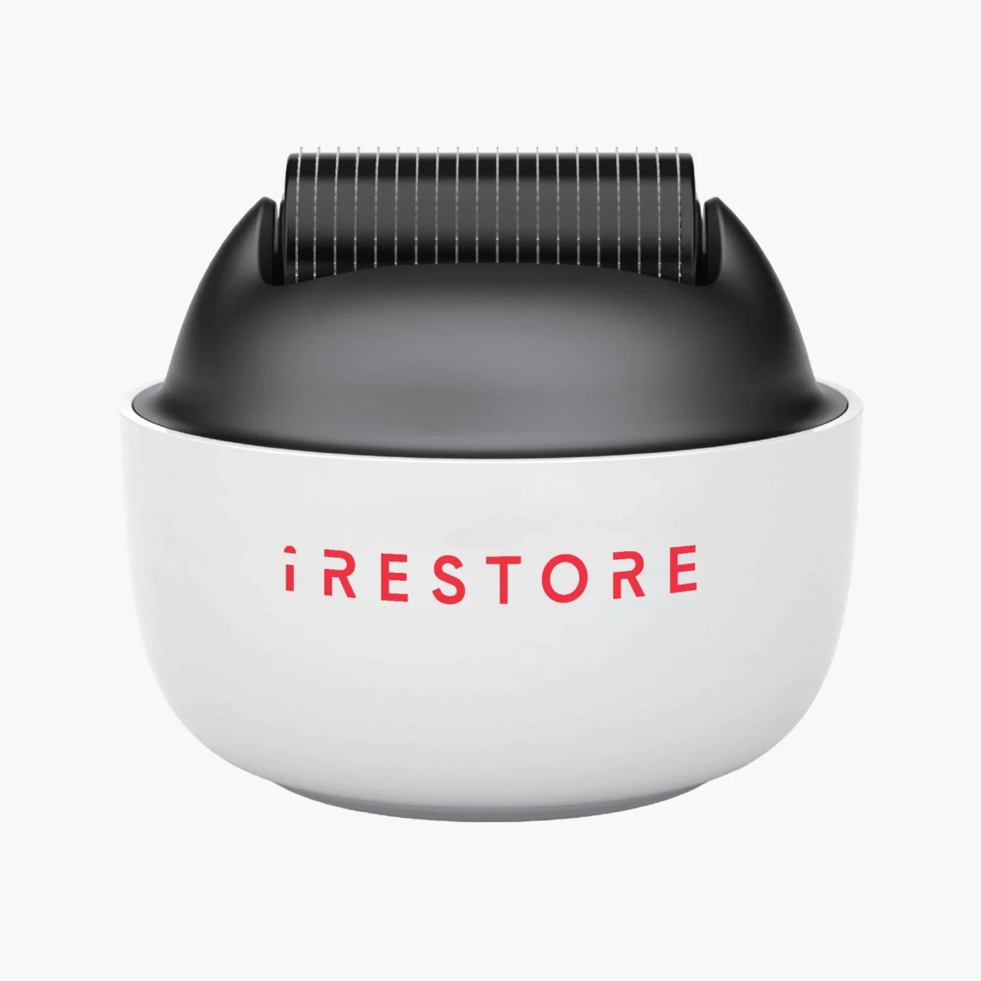 iRestore scalp massager device designed to stimulate circulation and relax scalp