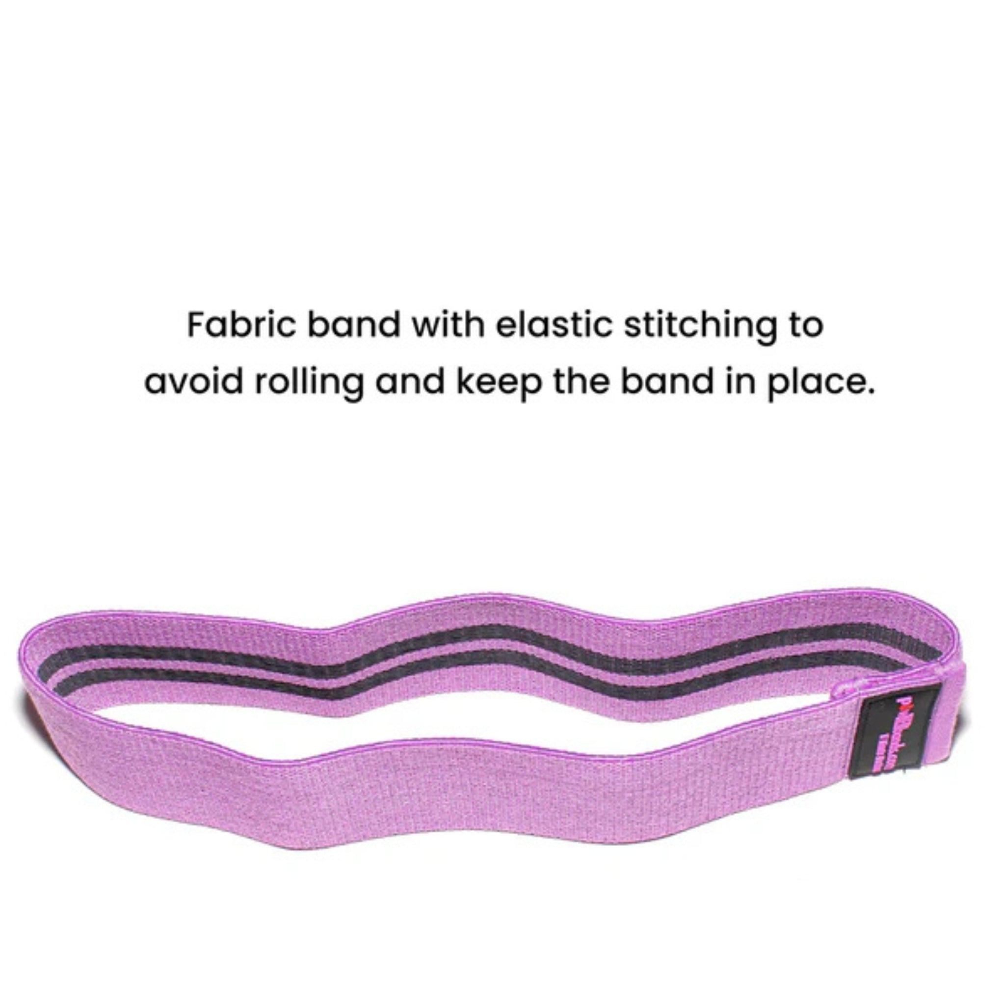 Jumpsport purple resistance band for stretching, toning, and fitness workouts