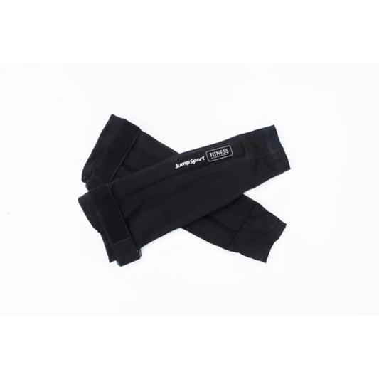 Jumpsport trampoline handlebar cover in black fabric for added comfort