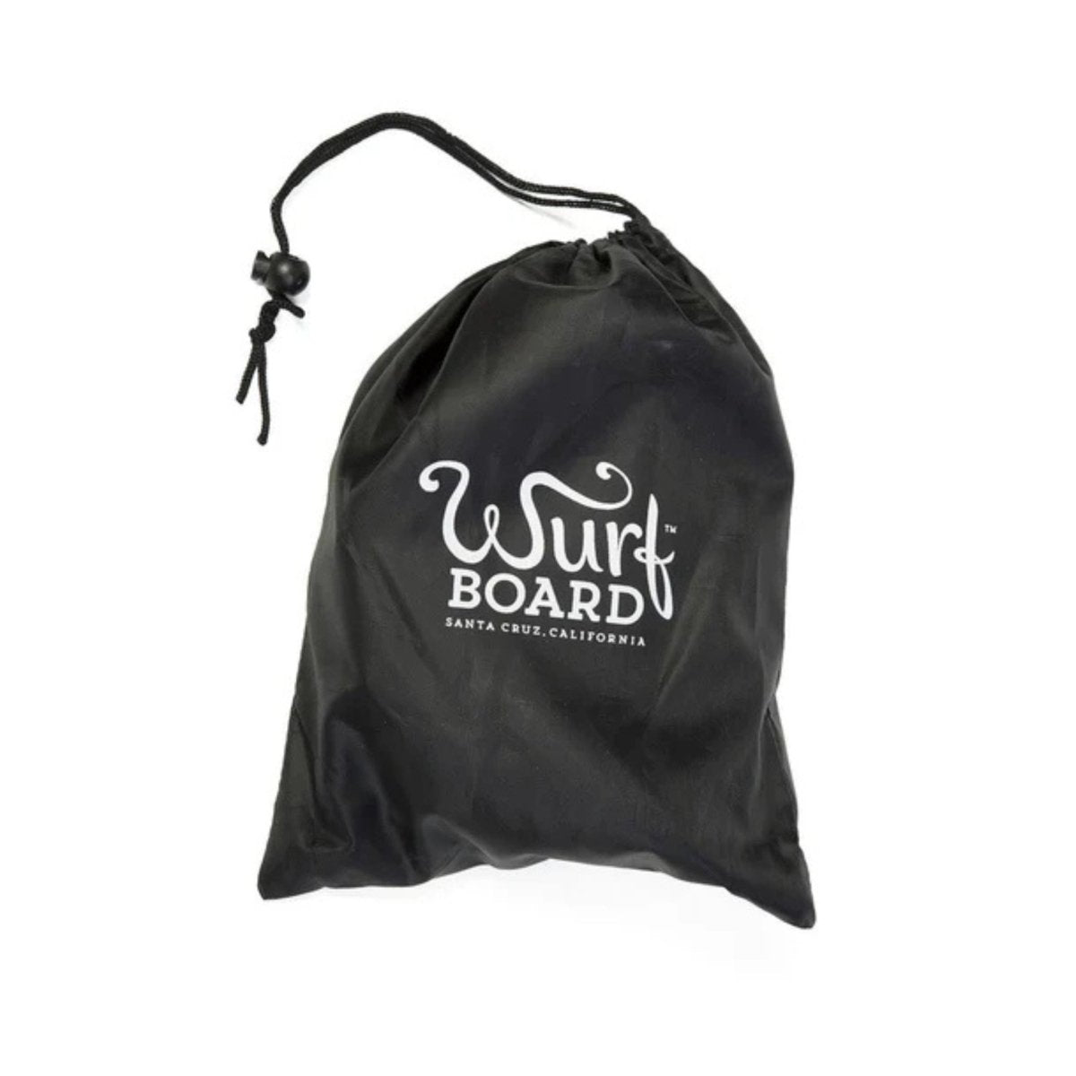 Jumpsport Wurf Board resistance tubes stored in black drawstring bag