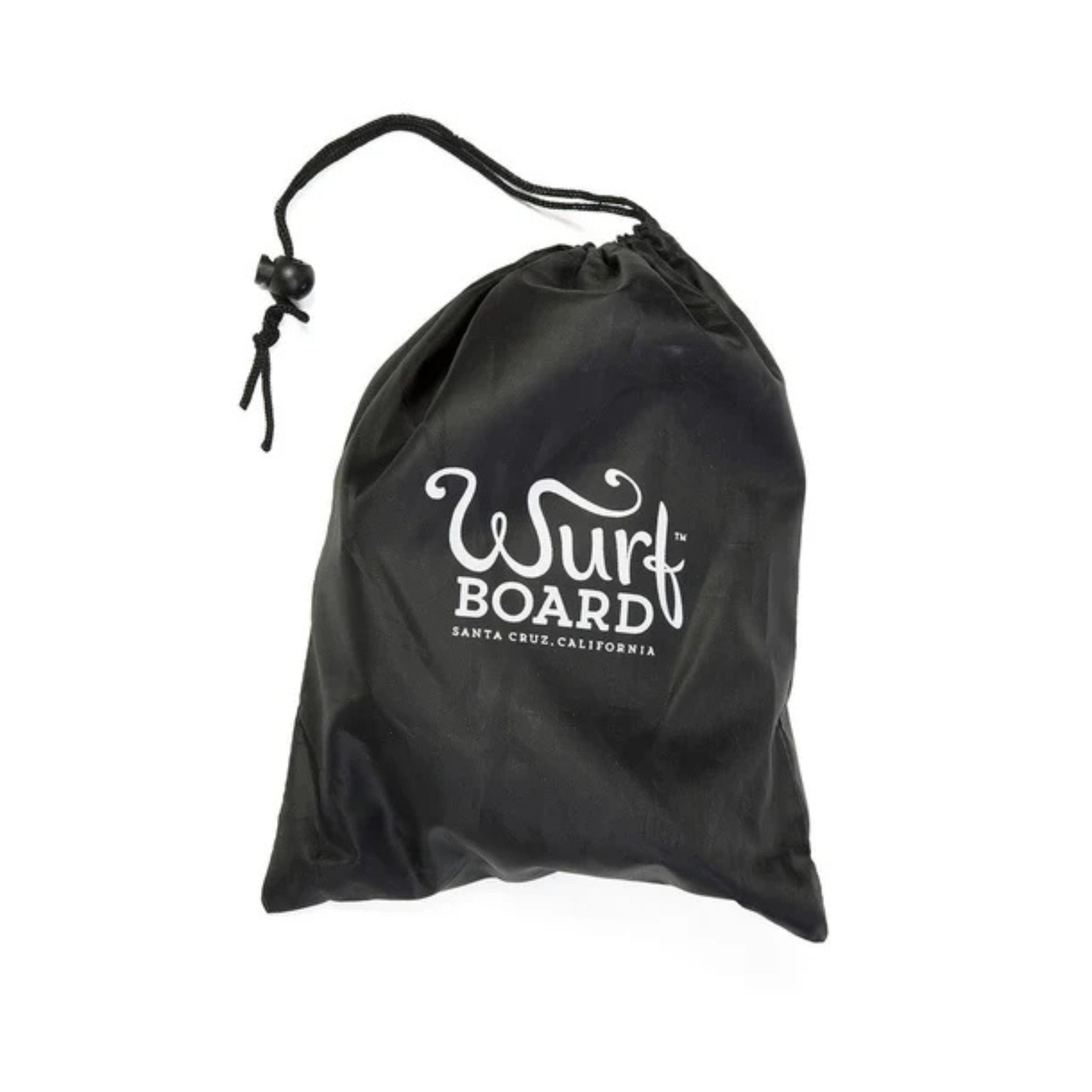 Jumpsport Wurf Board resistance tubes stored in black drawstring bag