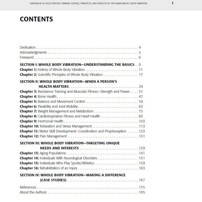 Front cover of Power Plate Acceleration Training Handbook showing woman exercising on Power Plate vibration machine