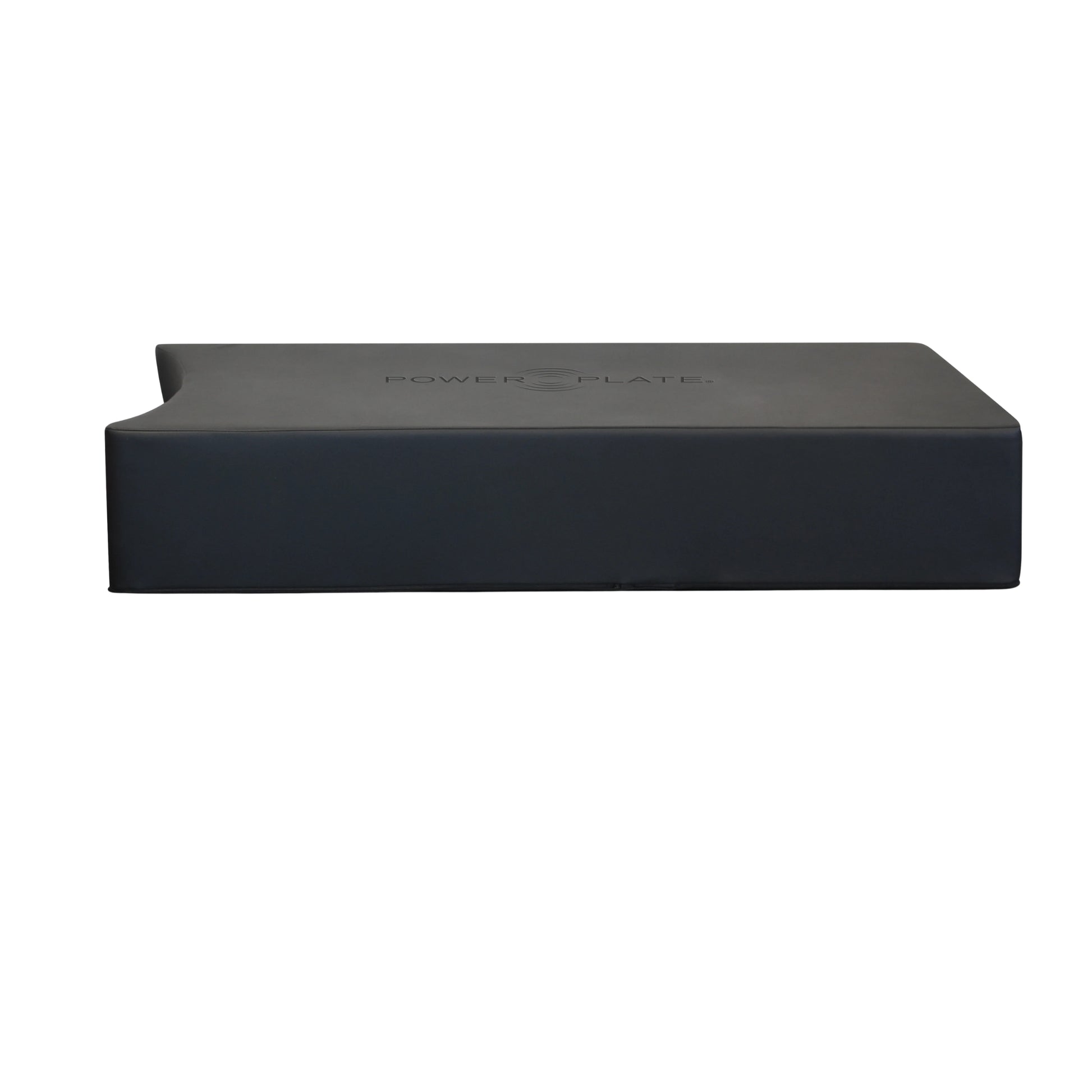 Front-facing image of Power Plate step platform for vibration training enhancement