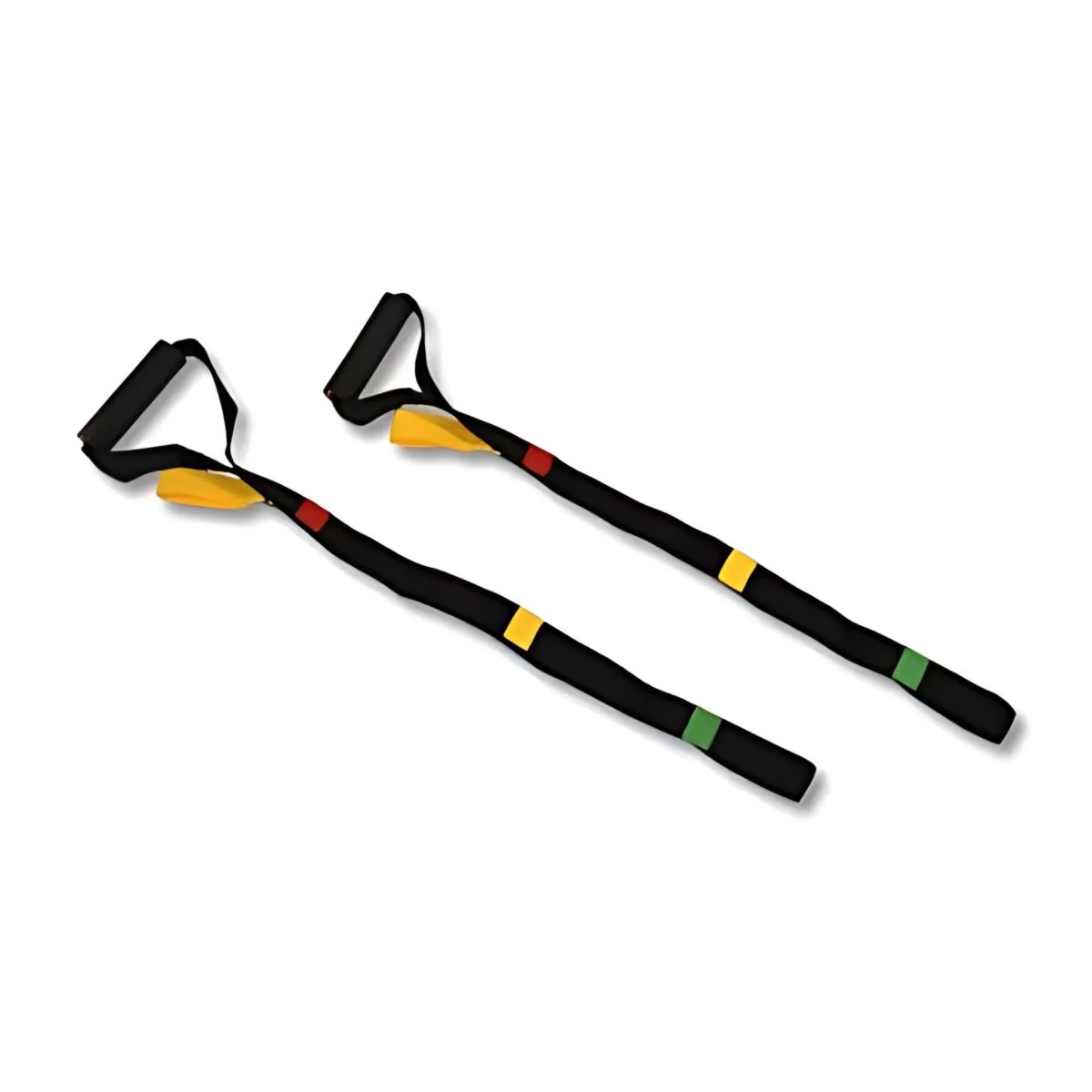 Power Plate functional training strap set with color-coded grip loops for progressive resistance and versatile workout support