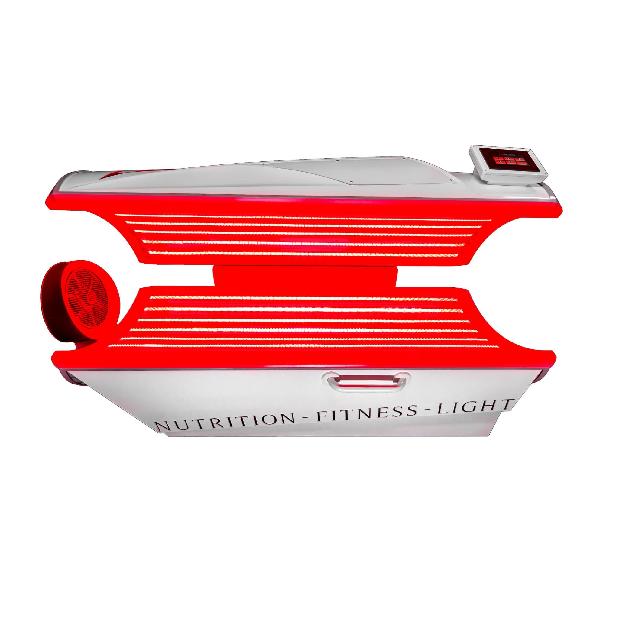 Prism Light Pod Gen4 open system with full-body red light therapy panels for recovery and wellness
