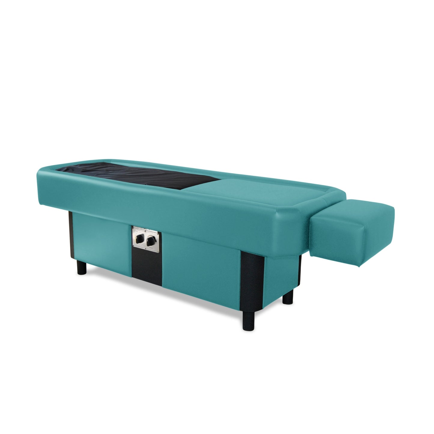 Display view of Sidmar Pro S10 Hydrotable in teal finish on white background