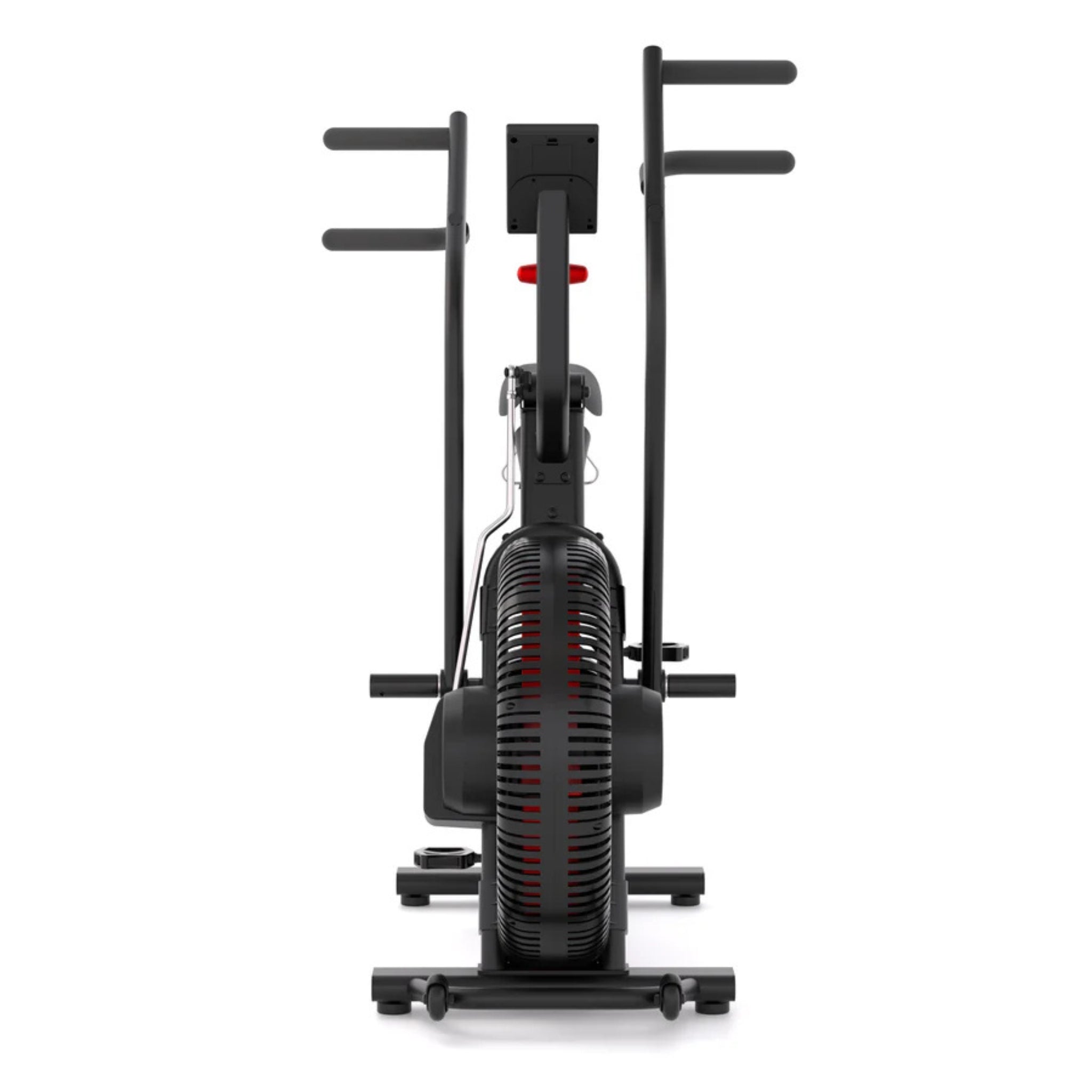 Front view of STEPR Bionic Bike XL showing console and dual handles