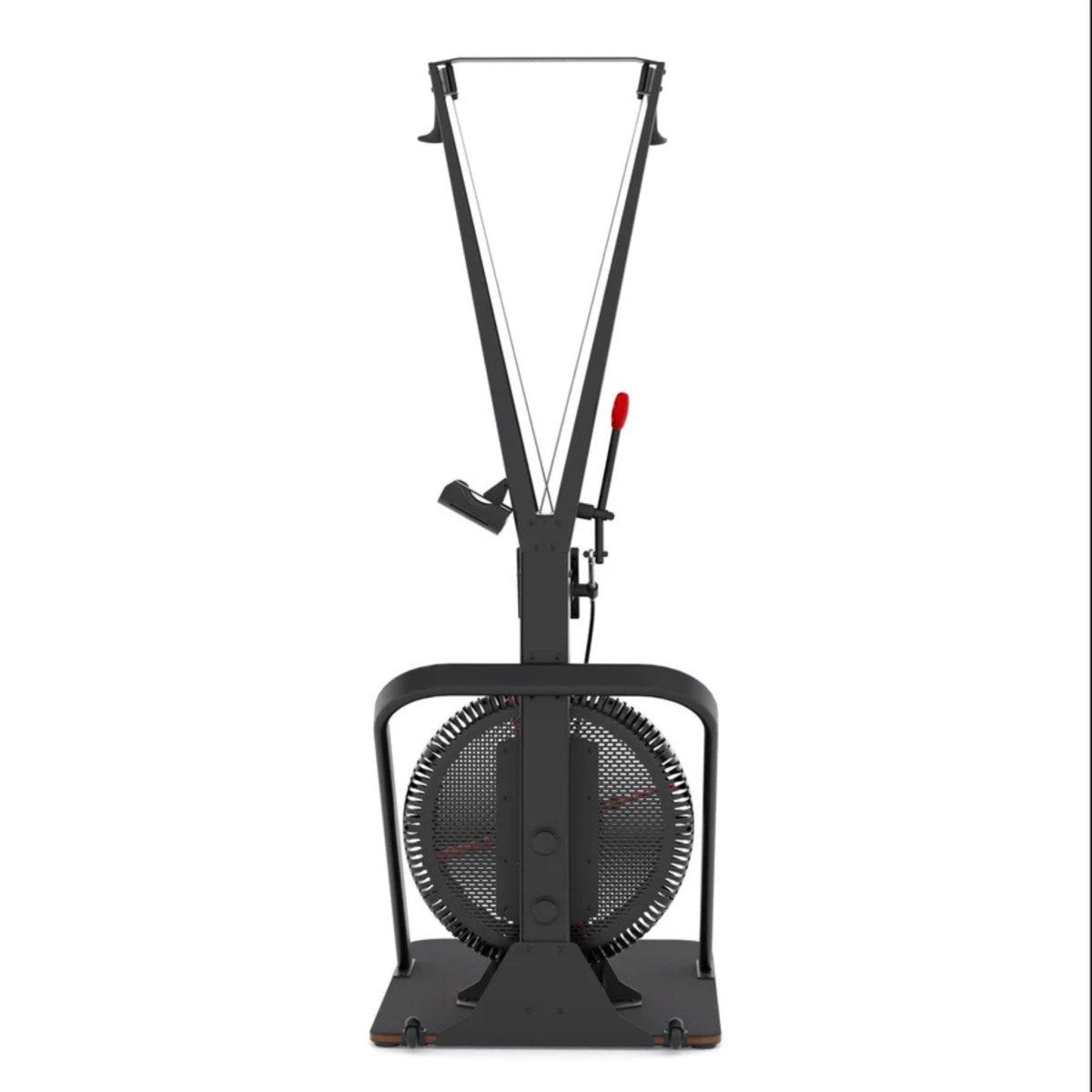 Athlete exercising indoors on STEPR Ski XL Adaptive Ski Erg vertical climber for cardio endurance