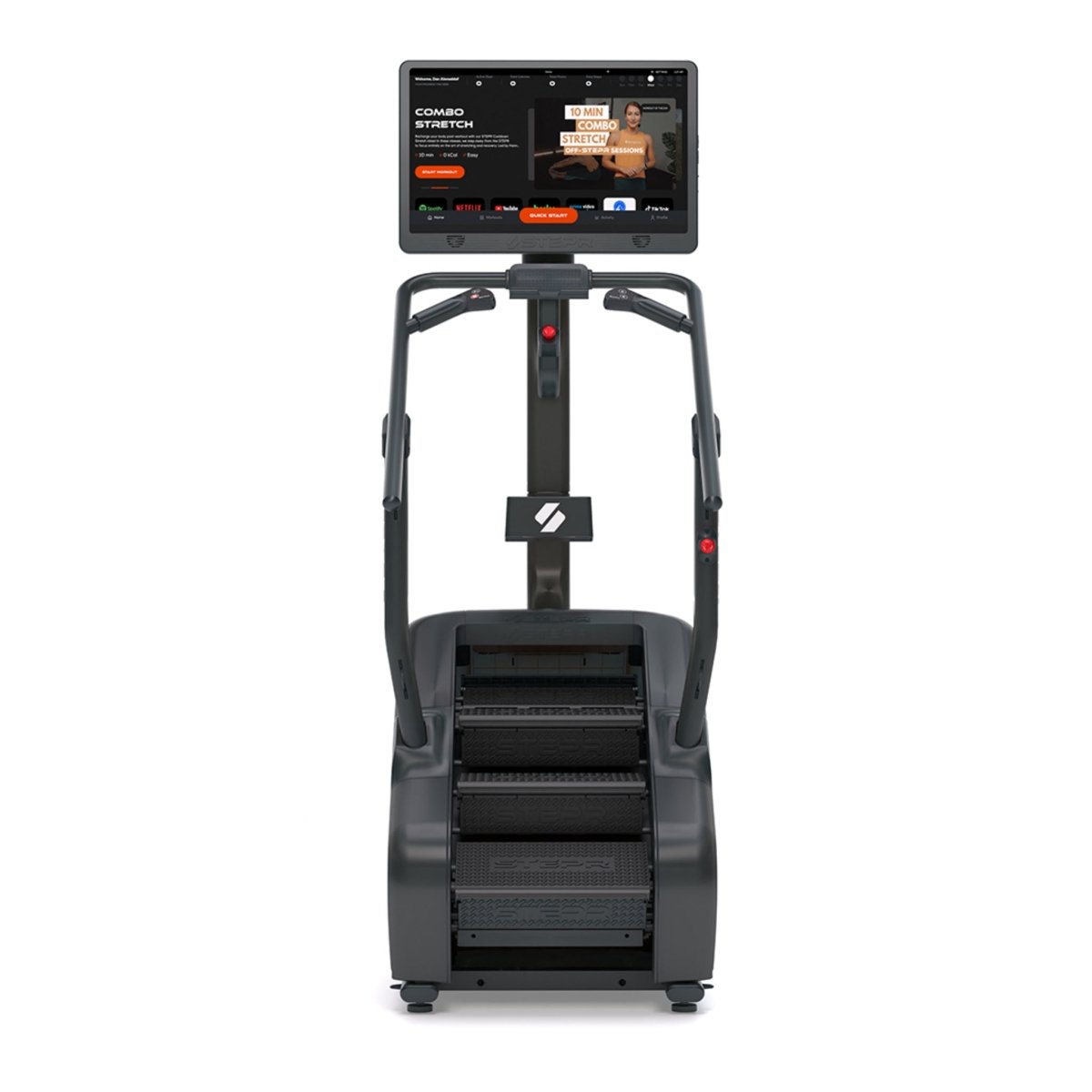 STEPR + - Smart Vertical Climber with 27” HD Console - Stepr Machine by STEPR
