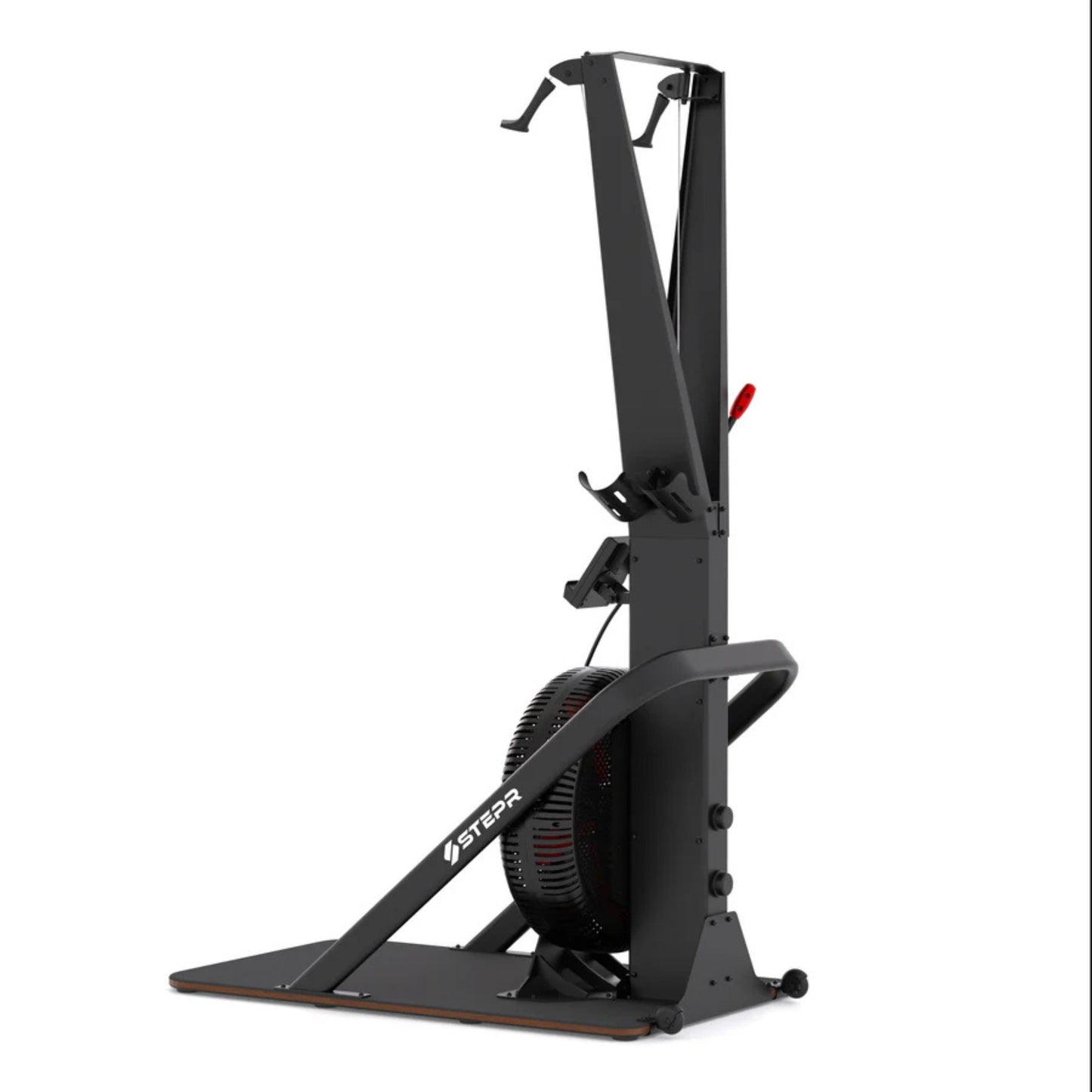 Close-up of STEPR vertical climber resistance system for strength training