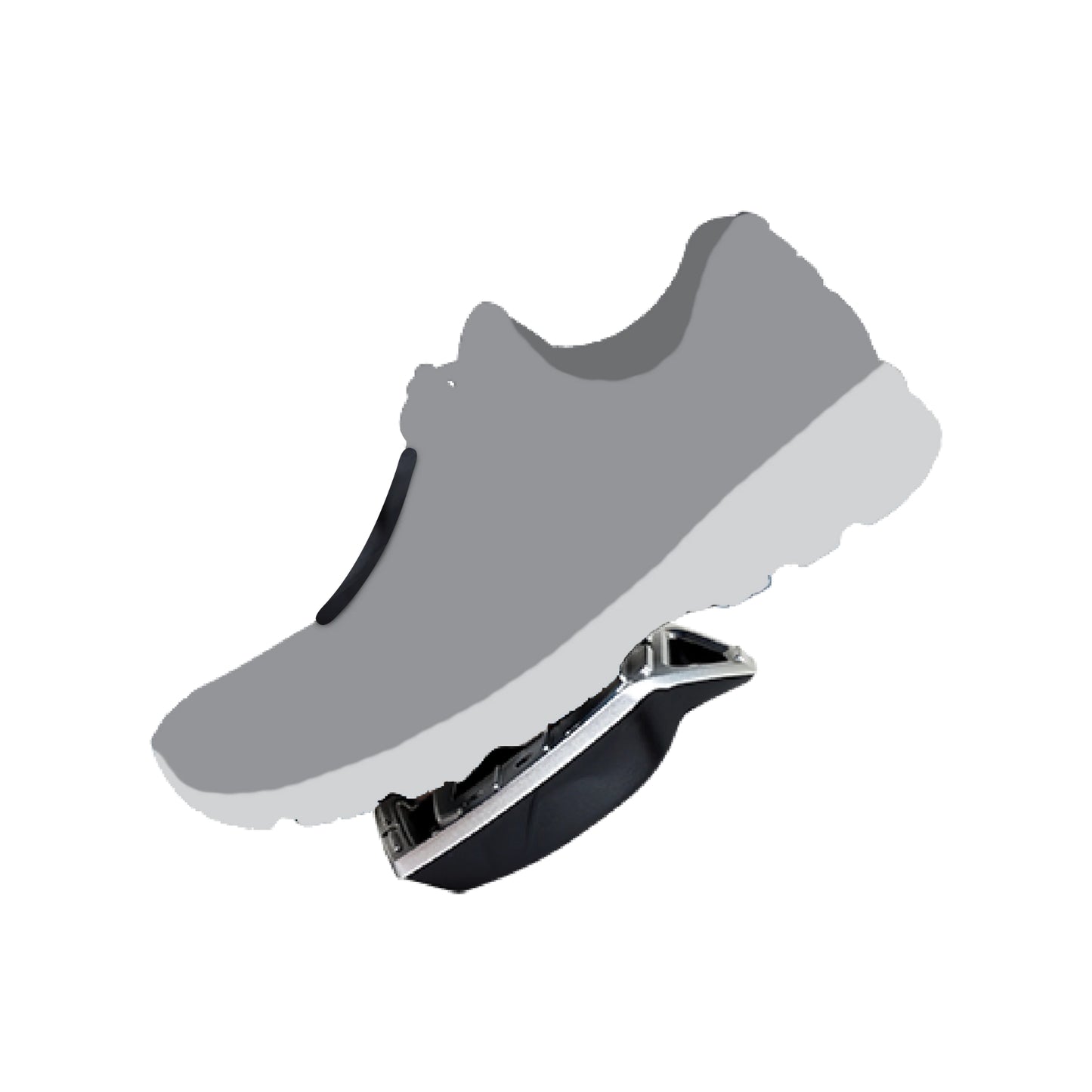 Vectus Sport smart footplate system integrated with athletic footwear, highlighting motion control and foot alignment design