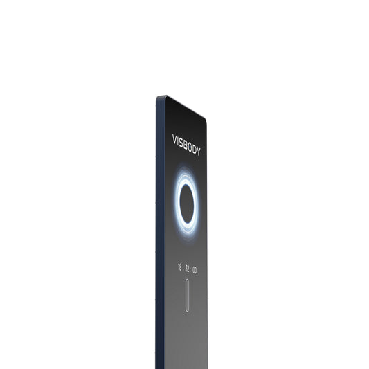 Side view of Visbody M30 3D body scanner for full body health analysis and fitness assessment